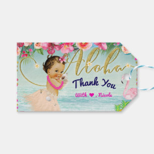 Aloha-Baby-Party Retro Hawaiianische Strandparty G Geschenkanhänger
