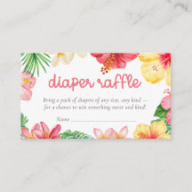 Aloha-Baby-Party Windel-Raffle