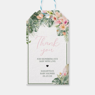 Aloha Baby Shower Favor Tags Geschenkanhänger