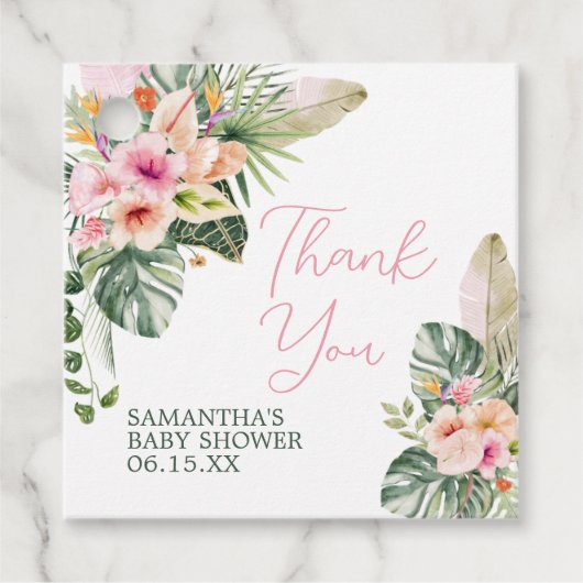 Aloha Baby Showplatz Geschenkanhänger (Vorderseite)