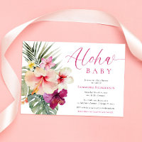 Aloha Baby Tropical Blume Girl Dusche
