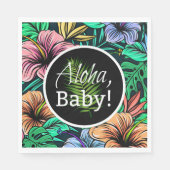 Aloha Baby Tropical Hibiskus Thema Kinderdusche Serviette (Vorderseite)
