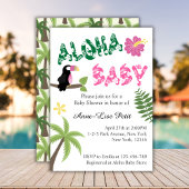 Aloha Baby Tropical Theme Baby Dusche Einladung