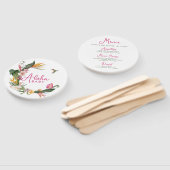 Aloha Baby Tropical Wreath Baby Duschmenü Fächer (Non-assembled)