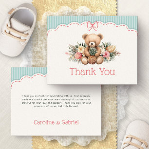 Aloha Baby Tropische Babyparty Dankeskarte