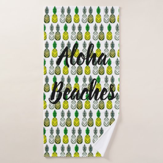 Aloha Badetuch Badehandtuch (Badehandtuch)