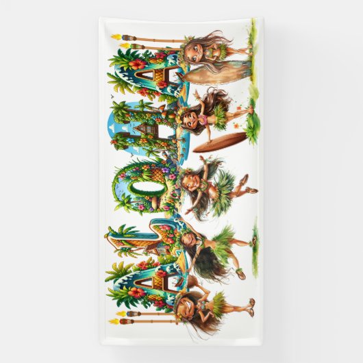 ALOHA BANNER (Vertikal)