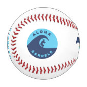 Aloha Barrels 2 - Farbkreiszeichen Baseball (Vorderseite Links)