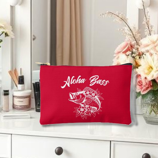 Aloha Bass-Hawaiian Cherry Red Zubehörtasche