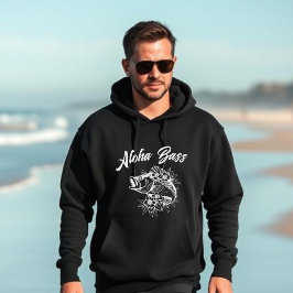 Aloha Bass Hawaiian Hoodie