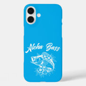 Aloha Bass Hawaiian Light Blue Case-Mate iPhone Hülle (Rückseite)