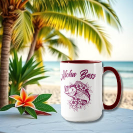 Aloha Bass-Hawaiian Wine Tasse