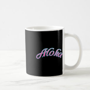Aloha Beach farbenfrohe Ananas Surfen (zweiseitig) Kaffeetasse