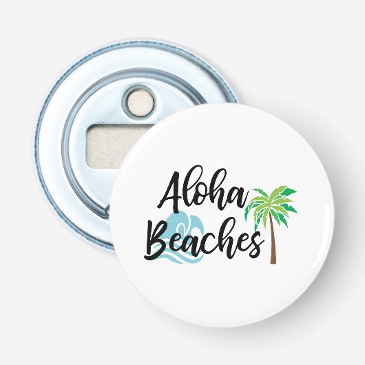 Aloha Beach Flaschenöffner (Vorderseite)