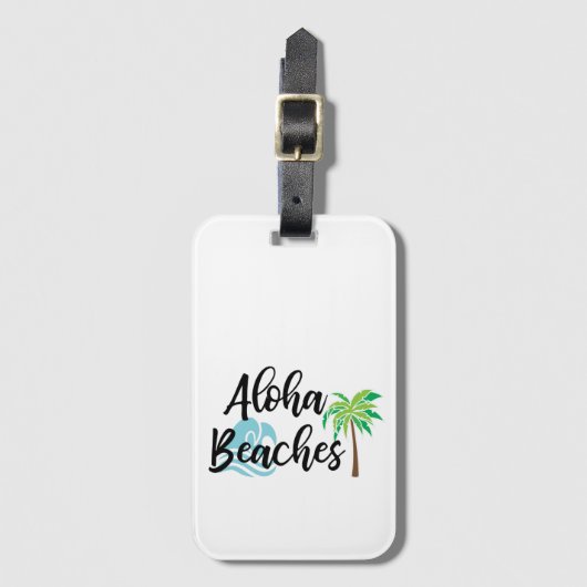 Aloha Beach Gepäckanhänger (Vorderseite Vertikal)