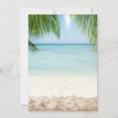 Aloha Beach Girls Luau Geburtstagsparty Einladung (Rückseite)