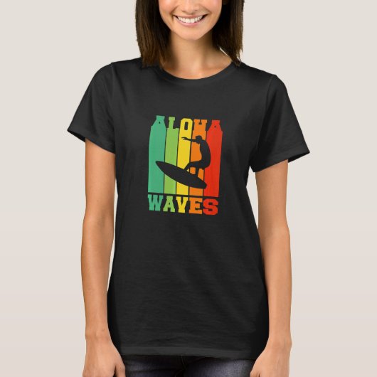 Aloha Beach Hawaii Surfbeach Surf T-Shirt (Vorderseite)