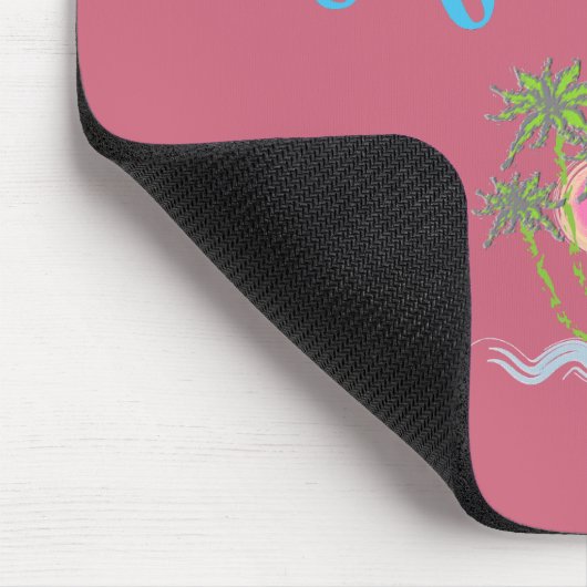 Aloha Beach Hawaiian Style Sommer tropisch Mousepad (Ecke)