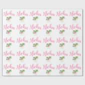 Aloha Beach Hawaiian Style Summera Geschenkpapier (Flach)