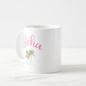 Aloha Beach Hawaiian Style Summera Kaffeetasse (Vorderseite Links)