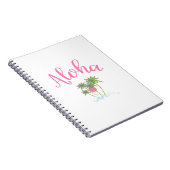 Aloha Beach Hawaiian Style Summera Notizblock (Rechte Seite)