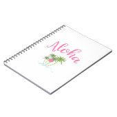 Aloha Beach Hawaiian Style Summera Notizblock (Linke Seite)