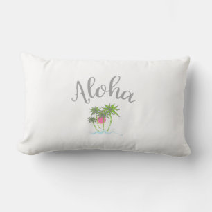 Aloha Beach Hawaiian Tropical Summer Einzigartig Lendenkissen