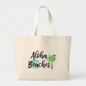 Aloha Beach Jumbo Stoffbeutel (Vorne)
