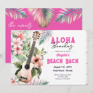 Aloha Beach Junggesellinnen-Wochenende Einladung