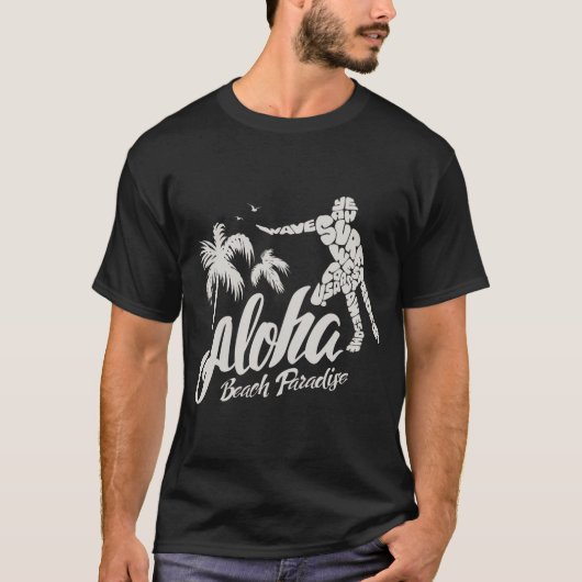 Aloha Beach Paradies T-Shirt (Vorderseite)