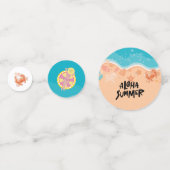 Aloha Beach Party Collection Konfetti (Rückseiten)