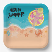 Aloha Beach Party Collection Pappteller (Vorderseite)