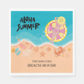 Aloha Beach Party Serviette (Vorderseite)