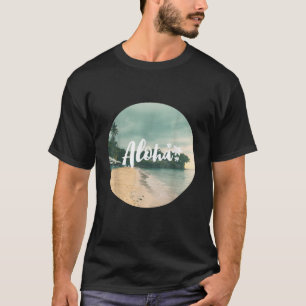 Aloha Beach Retro Hawaiian Tiki Hula Tropische Isl T-Shirt