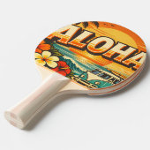 Aloha Beach Sunset Island Tischtennis Schläger (Vorderseite)