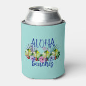 Aloha Beach Tropical Hawaiian Summer Dosenkühler (Kanne Vorderseite)