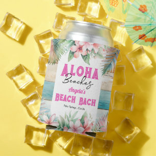 Aloha Beach Tropical Junggeselinnen-Abschied Dosenkühler