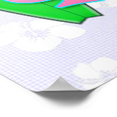 Aloha Beaches Ananas Poster (Ecke)