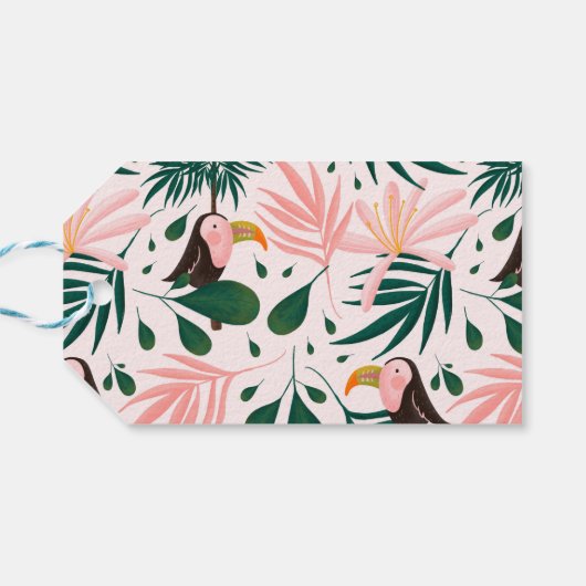 Aloha Beaches Bachelorette Geschenkanhänger (Rückseite Horizontal)