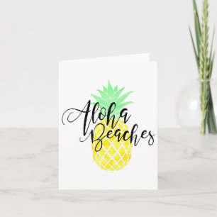 Aloha Beaches Funny Summer Top Karte