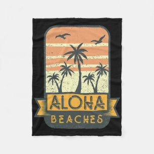 Aloha Beaches Funny T Shirt Pub T-Shirt Fleecedecke