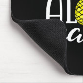 Aloha Beaches Hawaiianischer Junggeselinnen-Abschi Mousepad (Ecke)