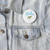 Aloha Beaches Hawaiianischer Sommer Button (Beispiel)