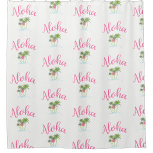 Aloha Beaches Hawaiianischer Sommer Cool Duschvorhang