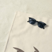 Aloha Beaches Hula Girl Hawaii Hawaii Retro Strandtuch (Beispiel)