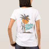 Aloha Beaches Hula Girl Hawaii Hawaii Retro T-Shirt (Rückseite)