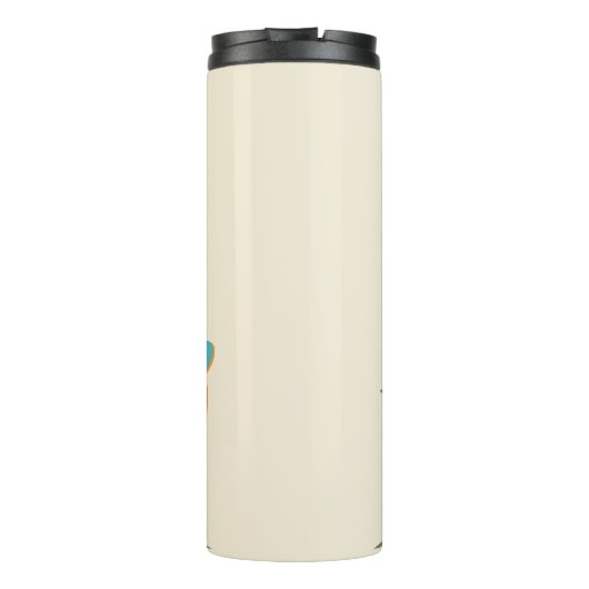 Aloha Beaches Hula Girl Hawaii Hawaii Retro Thermosbecher (Rückseite)