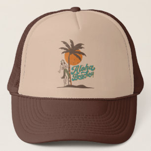 Aloha Beaches Hula Girl Hawaii Hawaii Retro Truckerkappe