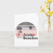 Aloha Beaches Karte (Gelbe Blume)
