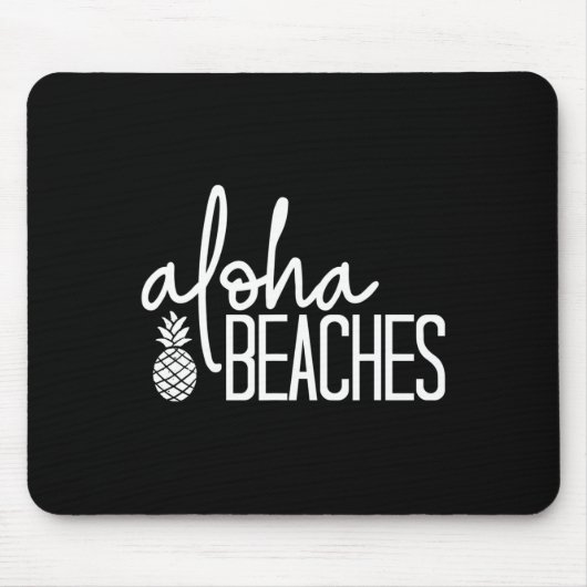 Aloha Beaches Niedlich Beach Bridal Junggeselinnen Mousepad (Vorne)